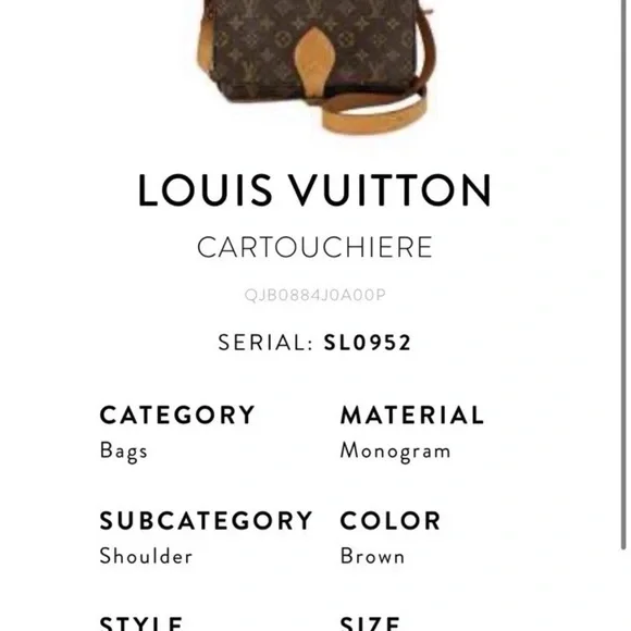 Louis Vuitton Monogram Canvas Crossbody with Tan Leather Trim - Picture 12 of 13